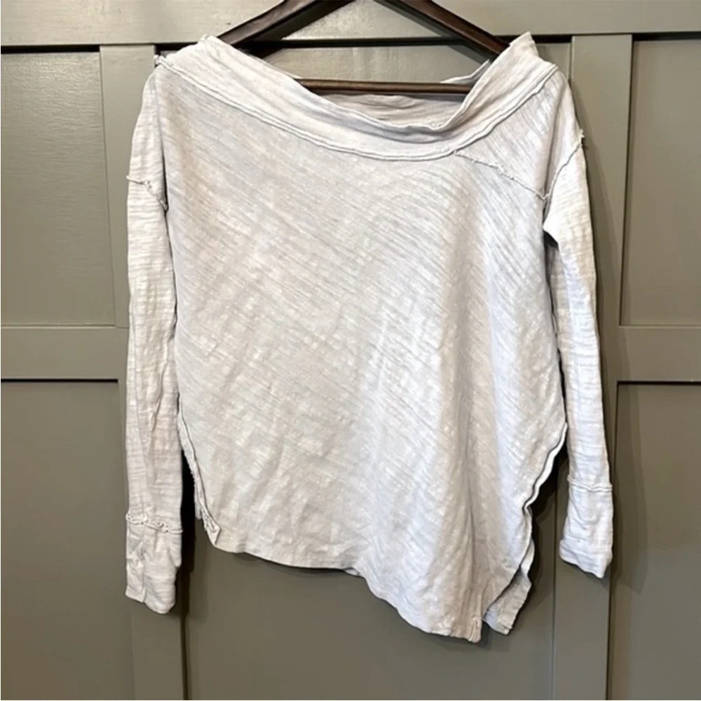 Free People To the Right Off the Shoulder Knit Top​ - Picture 5 of 15